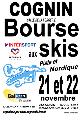 Bourse aux skis - 21 et 22 novembre 2026